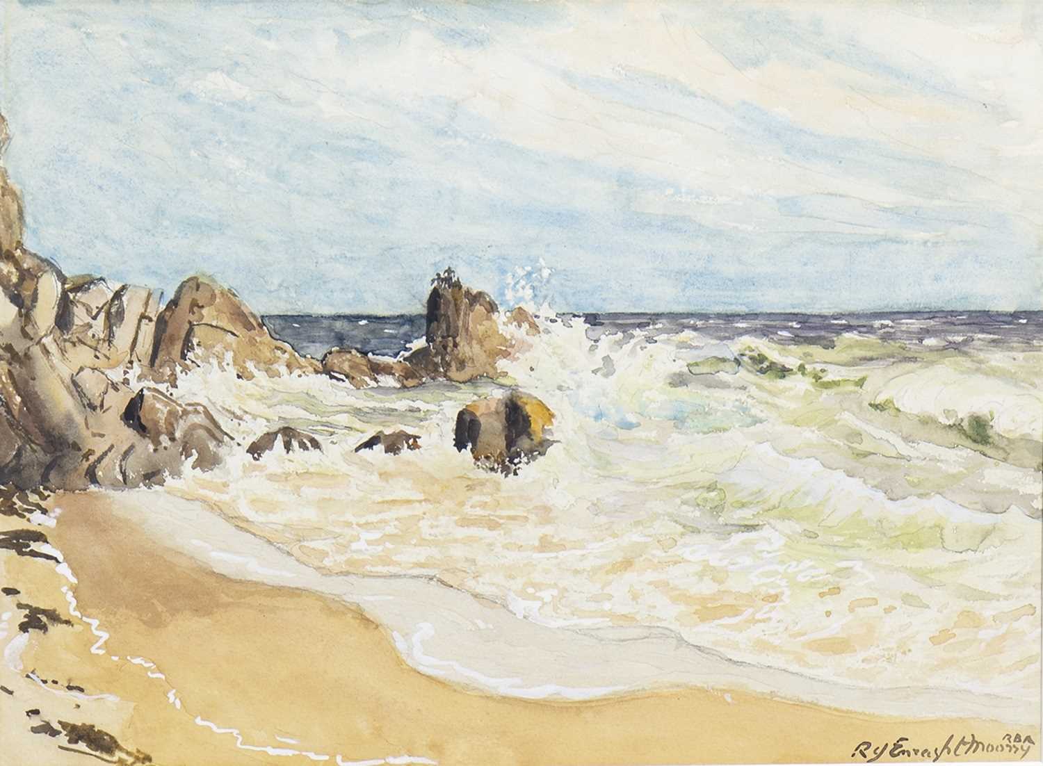 Lot 616 - NEAR BELFAST, A WATERCOLOUR BY ROBERT JAMES ENGRAGHT MOONY