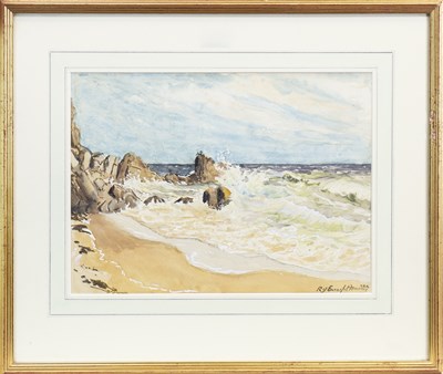 Lot 616 - NEAR BELFAST, A WATERCOLOUR BY ROBERT JAMES ENGRAGHT MOONY