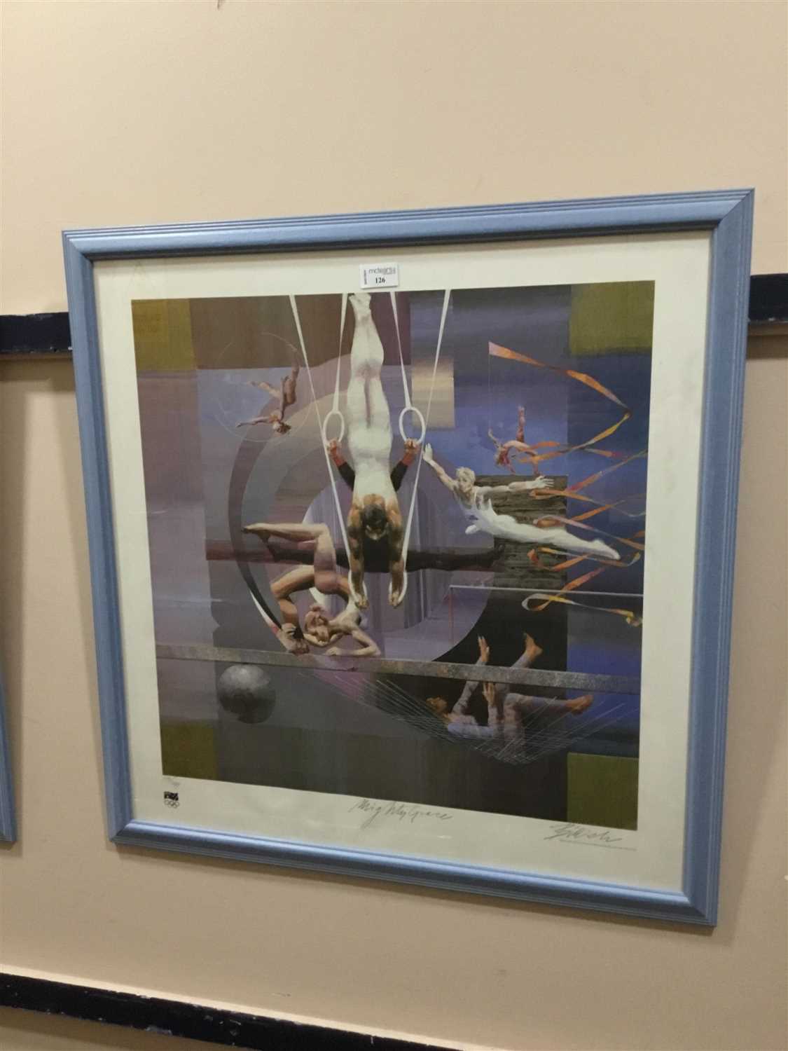 Lot 126 - A SET OF EIGHT SYDNEY OLYMPICS PRINTS AFTER CHARLES BILLICH