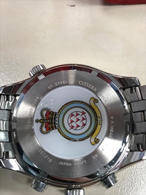 Lot 770 - A CITIZEN RED ARROWS ECO-DRIVE WRIST WATCH
