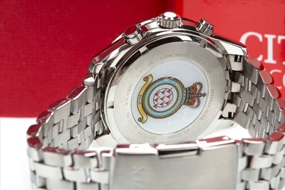 Lot 770 - A CITIZEN RED ARROWS ECO-DRIVE WRIST WATCH