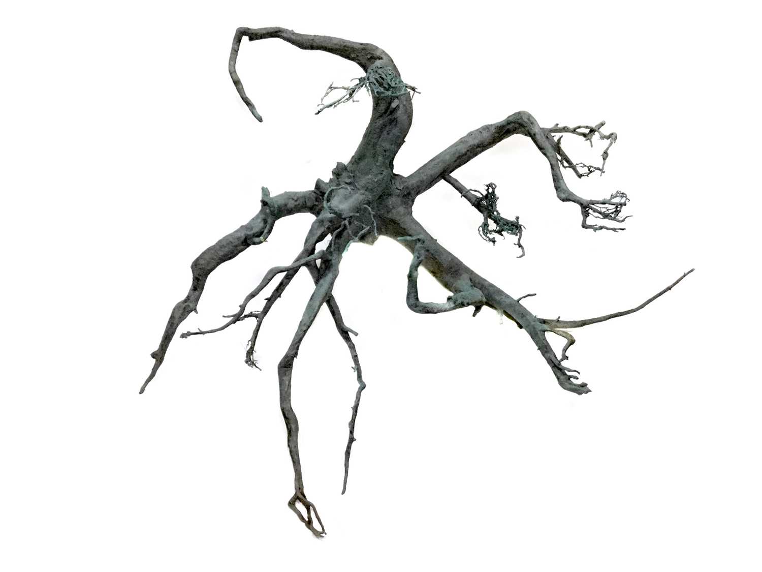 Lot 199 - BRONZE SCULPTURE OF TREE ROOTS, BY FANNY LAM CHRISTIE