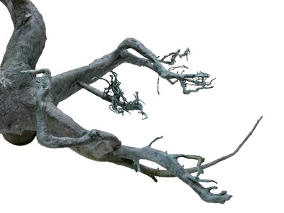 Lot 199 - BRONZE SCULPTURE OF TREE ROOTS, BY FANNY LAM CHRISTIE