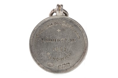 Lot 1107 - ARCHIE COMPSTON OF ENGLAND - HIS P.G.A. ENGLAND V. SCOTLAND MEDALS 1932 AND 1935