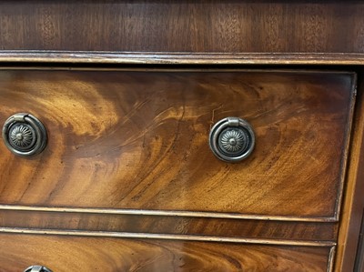 Lot 1318 - A SHOTGUN CABINET IN THE FORM OF A  MAHOGANY WELLINGTON CHEST