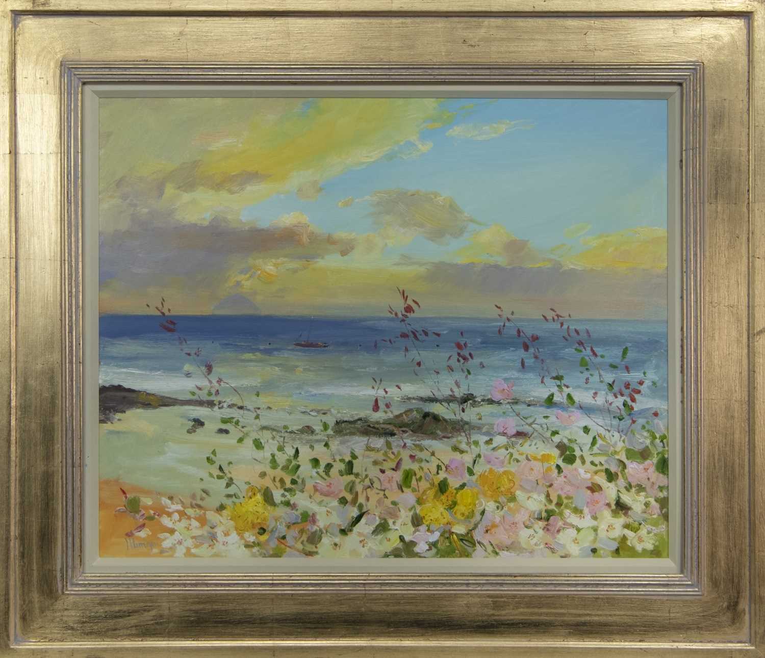 Lot 539 - AILSA CRAIG, AN OIL BY JAMES HARRIGAN