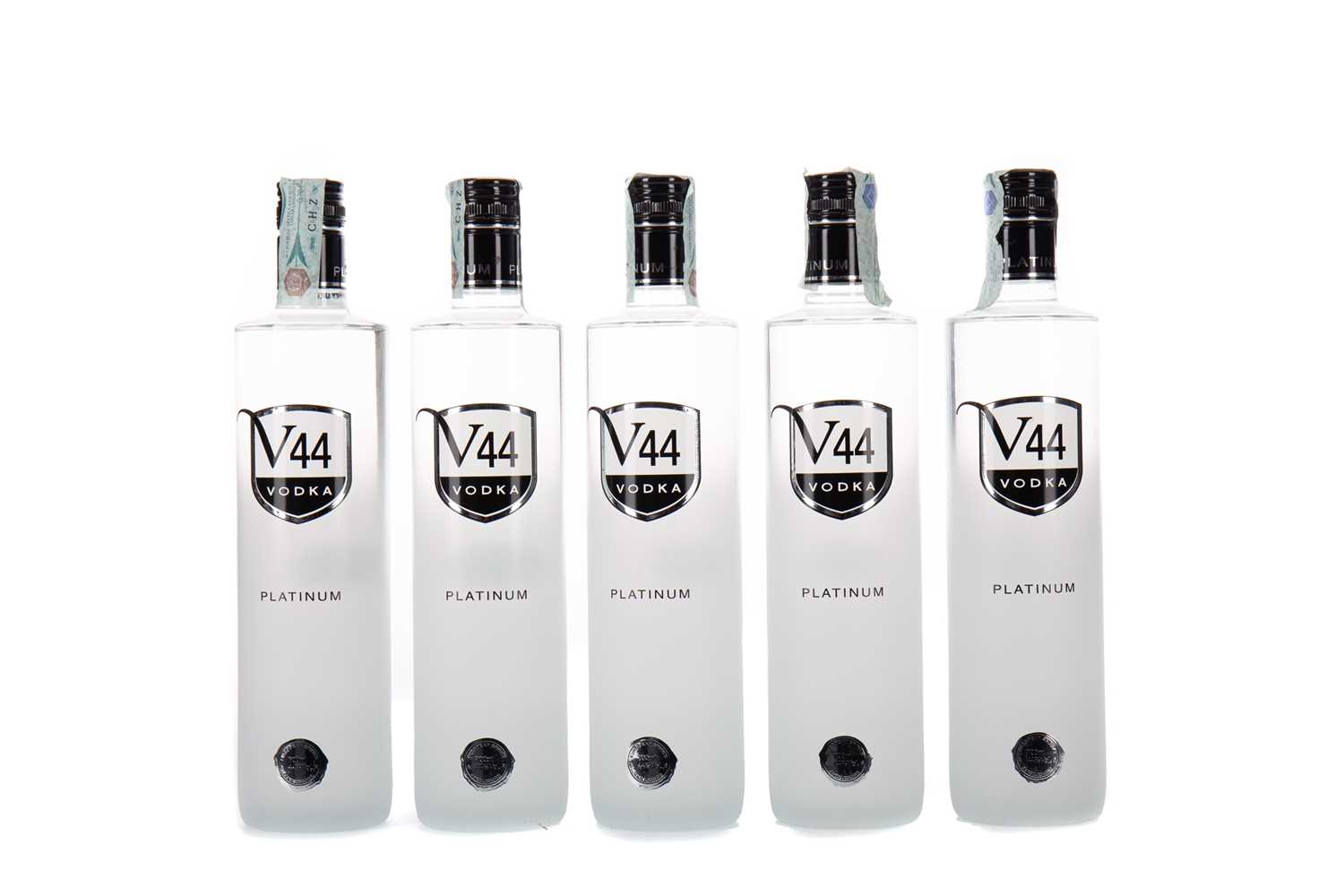 Lot 89 - FIVE BOTTLES OF V44 VODKA