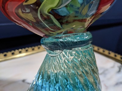 Lot 80 - A MURANO GLASS COCKEREL
