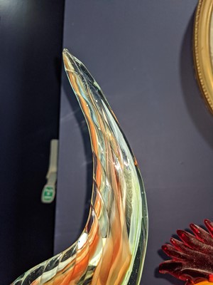 Lot 80 - A MURANO GLASS COCKEREL