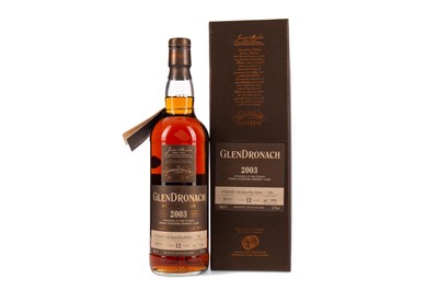 Lot 112 - GLENDRONACH 2003 AGED 12 YEARS SINGLE CASK NO. 934