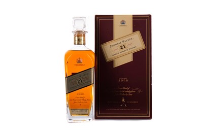 Lot 212 - JOHNNIE WALKER AGED 21 YEARS