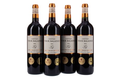 Lot 250 - FOUR BOTTLES OF CHATEAU TOUR BALADOZ 2015