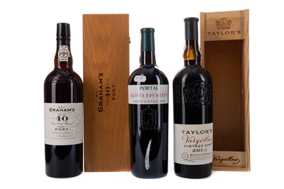 Lot 254 - THREE BOTTLES OF PORT