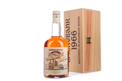 Lot 130 - SPRINGBANK 1966 LOCAL BARLEY CASK #492