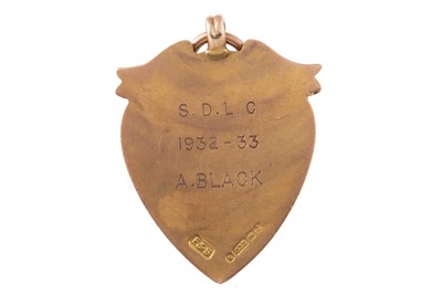 Lot 1511 - ANDY BLACK, HIS S.D.L.C. GOLD MEDAL