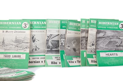 Lot 1608 - HIBERNIAN F.C., GOOD COLLECTION OF PROGRAMMES