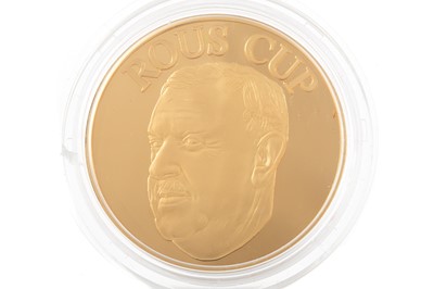Lot 1620 - ROUS CUP GOLD PLATED MEDAL