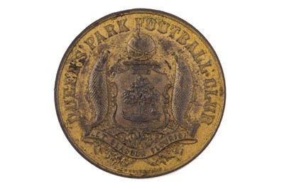 Lot 1621 - QUEEN'S PARK F.C. ATHLETICS PARCEL GILT MEDAL