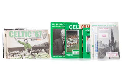 Lot 1641 - CELTIC F.C., COLLECTION OF PROGRAMMES AND EPHEMERA