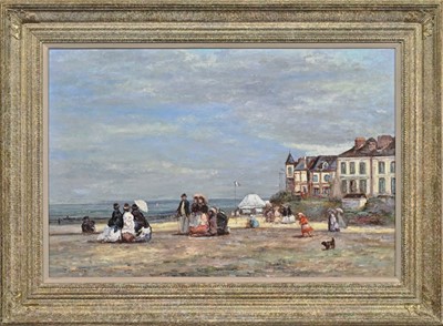 Lot 407 - FOLLOWER OF EUGENE BOUDIN (FRENCH 1824 - 1898)