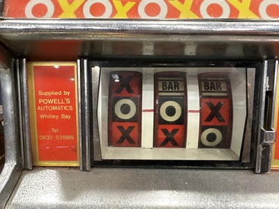 Lot 937 - JUBILEE PRODUCTS OF HENDON, 'JUBILEE RIVIERA' NOUGHTS AND CROSSES ONE ARMED BANDIT