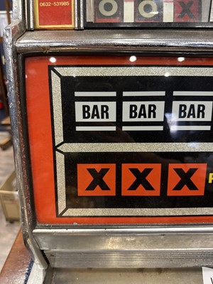Lot 937 - JUBILEE PRODUCTS OF HENDON, 'JUBILEE RIVIERA' NOUGHTS AND CROSSES ONE ARMED BANDIT