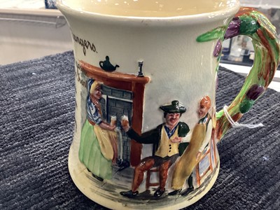 Lot 1725 - STOKE CITY F.C. VS. RANGERS F.C., HISTORICALLY IMPORTANT HOLDITCH COLLIERY DISASTER TANKARD