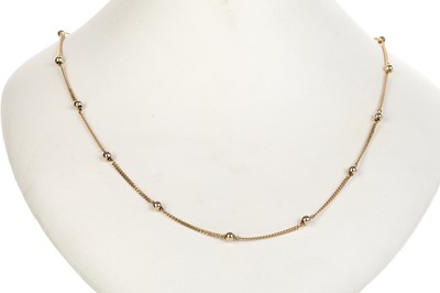 Lot 526 - CURB LINK NECKLACE