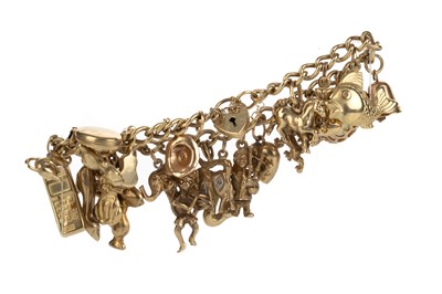 Lot 580 - CHARM BRACELET