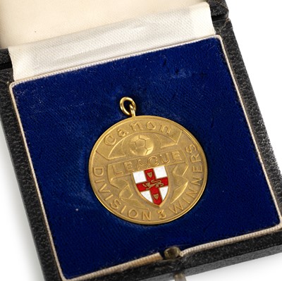 Lot 1772 - TONY CLEGG, BRADFORD CITY F.C. DIVISION THREE WINNERS GOLD MEDAL