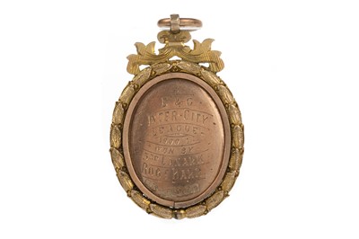 Lot 1693 - ROBERT BARR, THIRD LANARK, EDINBURGH & CITY INTER-CITY LEAGUE WINNERS MEDAL