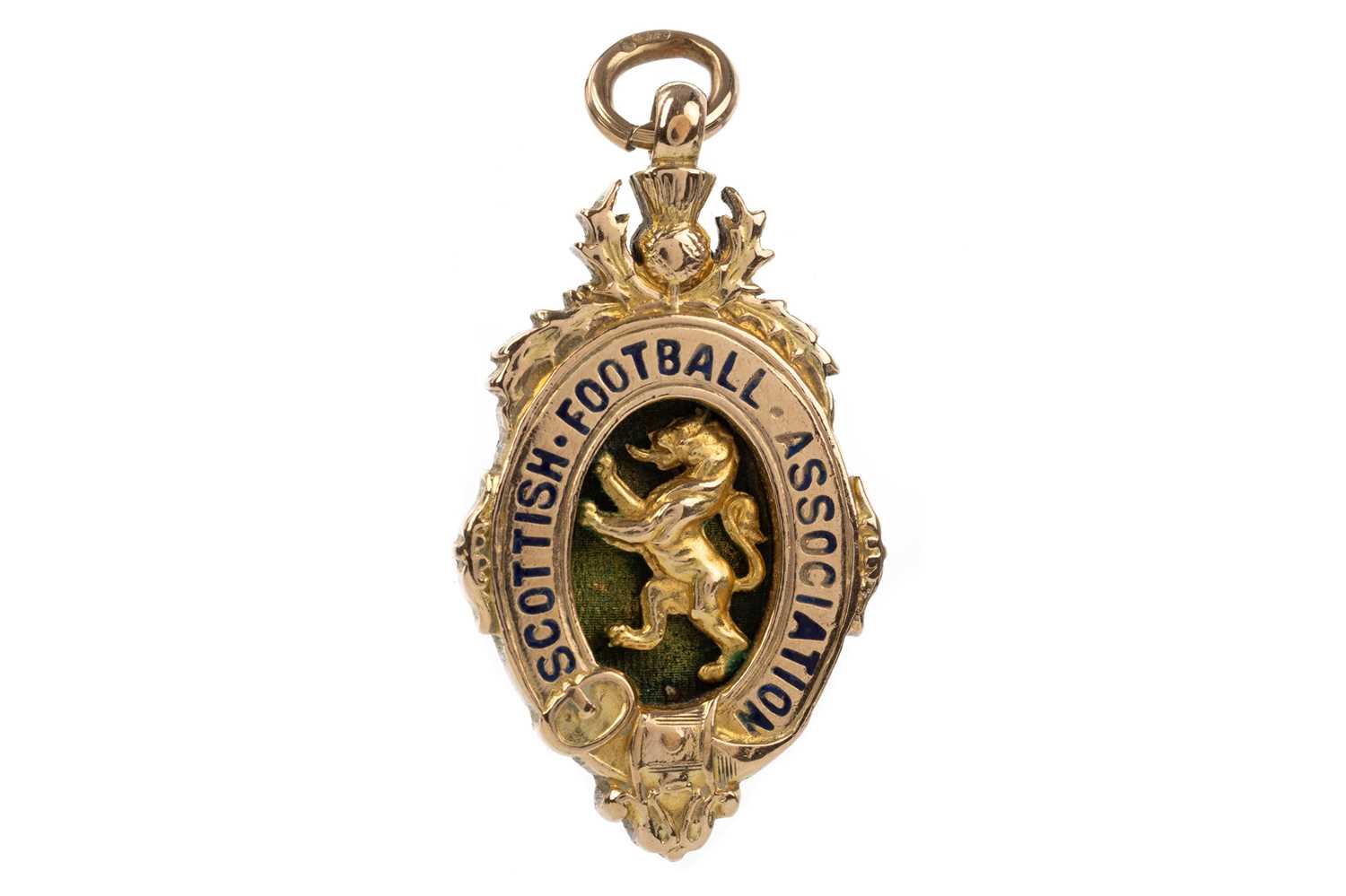 Lot 1696 - JAMES SOMERVILLE OF AIRDRIEONIANS F.C., SCOTTISH CUP WINNERS GOLD MEDAL