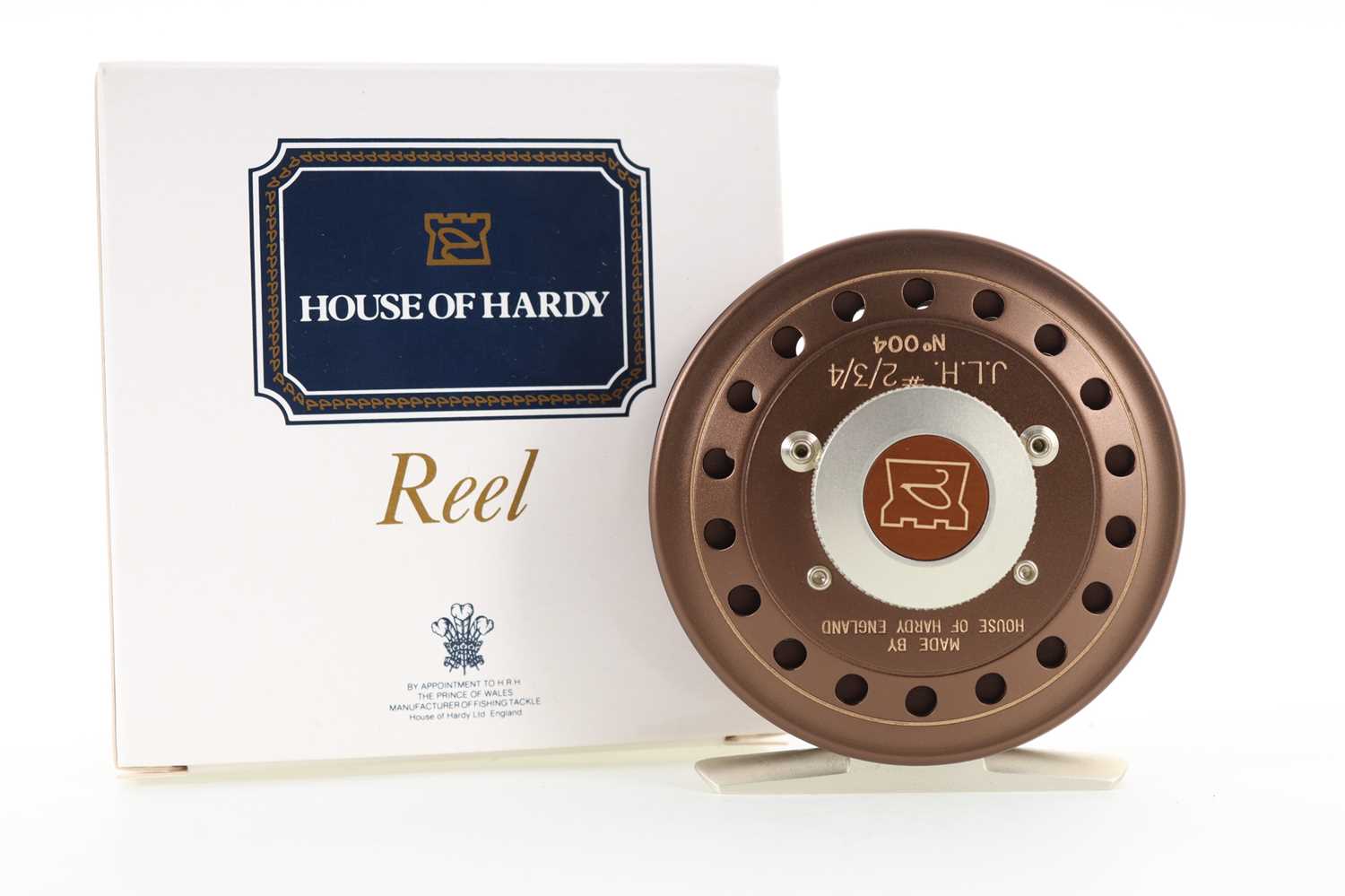 Lot 20 - HARDY OF ALNWICK 'GOLDEN JLH ULTRALITE' FLY FISHING REEL