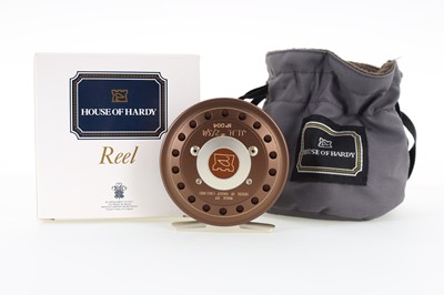 Lot 20 - HARDY OF ALNWICK 'GOLDEN JLH ULTRALITE' FLY FISHING REEL