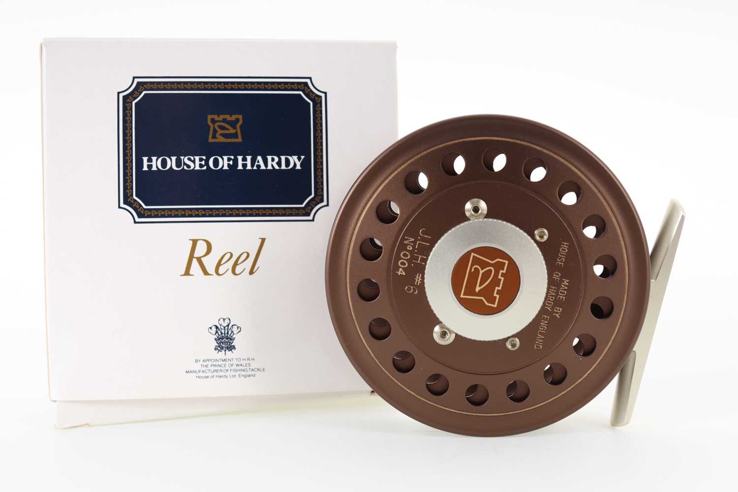 Lot 22 - HARDY OF ALNWICK 'GOLDEN JLH ULTRALITE' FLY FISHING REEL