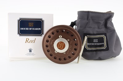 Lot 22 - HARDY OF ALNWICK 'GOLDEN JLH ULTRALITE' FLY FISHING REEL