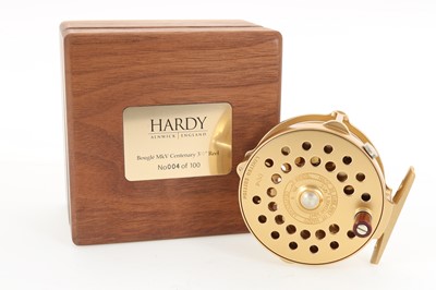 Lot 40 - HARDY OF ALNWICK 'BOUGLE MK V CENTENARY' FLY FISHING REEL