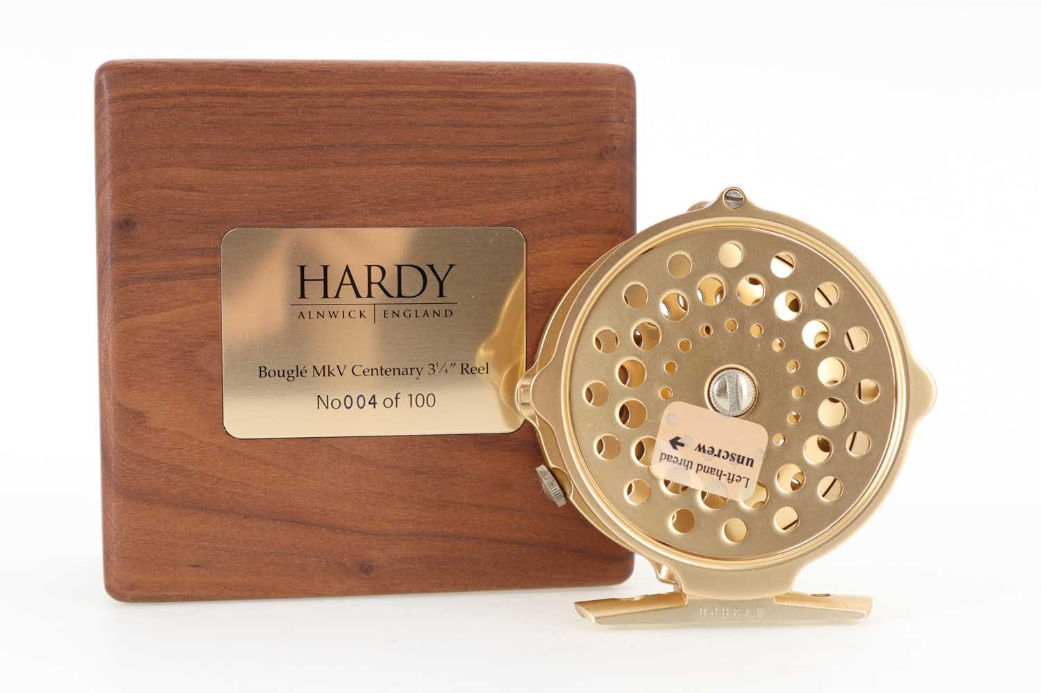 Lot 68 - HARDY OF ALNWICK 'BOUGLE CENTENARY MK V' FLY FISHING REEL