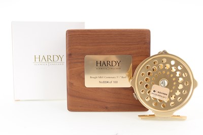 Lot 68 - HARDY OF ALNWICK 'BOUGLE CENTENARY MK V' FLY FISHING REEL