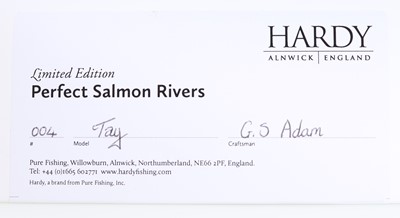Lot 77 - HARDY OF ALNWICK 'THE PERFECT' LIMITED EDITION 'RIVER TAY' FLY FISHING REEL