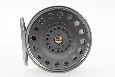 Lot 81 - HARDY OF ALNWICK 'THE PERFECT' CHARLES JARDINE ARTWORK 'RAINBOW TROUT' FLY FISHING REEL