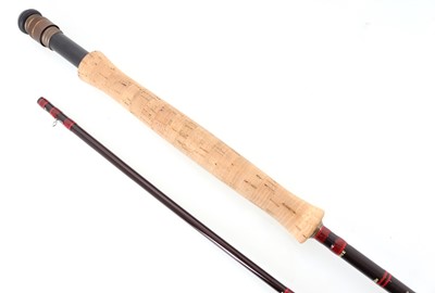 Lot 111 - HARDY OF ALNWICK DELUXE CARBON FIBRE TROUT FISHING FLY ROD