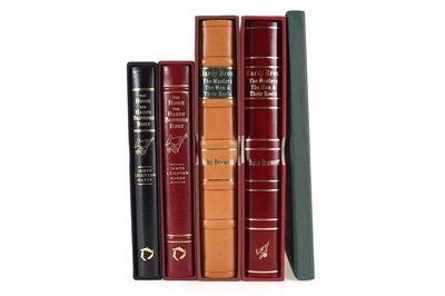 Lot 122 - HARDY OF ALNWICK, FOUR LEATHER BOUND BOOKS