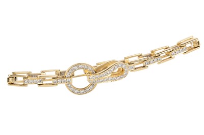 Lot 561 - DIAMOND BRACELET