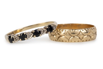 Lot 563 - TWO GOLD RINGS