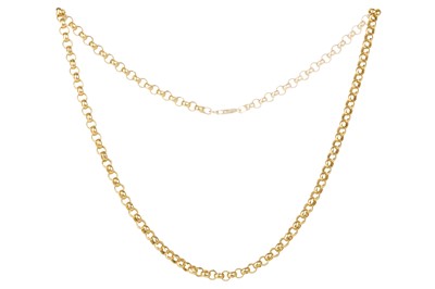 Lot 629 - GOLD BELCHER CHAIN