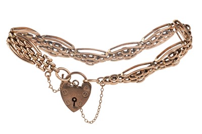 Lot 720 - ROSE GOLD BRACELET