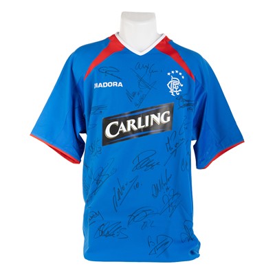 Lot 1573 - MARVIN ANDREWS RANGERS F.C., SIGNED REPLICA JERSEY