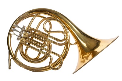 Lot 785 - BRASS HORN