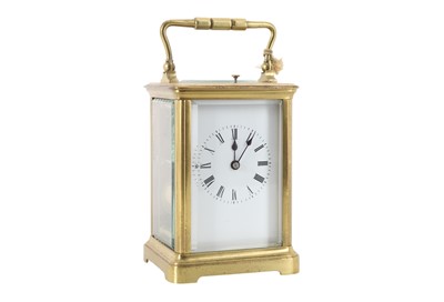 Lot 786 - BRASS REPEATER CARRIAGE CLOCK